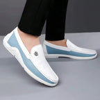 Two-Tone Driving Loafers