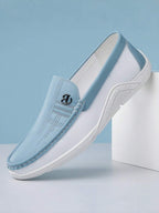 Two-Tone Driving Loafers