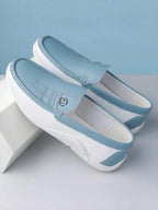 Two-Tone Driving Loafers
