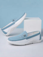 Two-Tone Driving Loafers