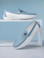 Two-Tone Driving Loafers