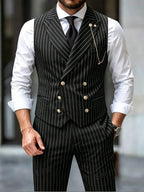 Striped Waistcoat and Trousers