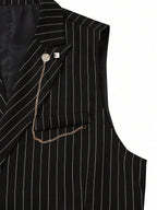 Striped Waistcoat and Trousers