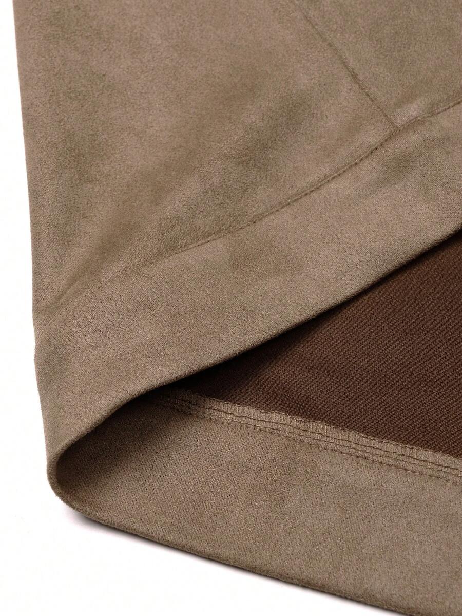 Plain Zip Collar Jacket