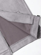 Plain Zip Collar Jacket