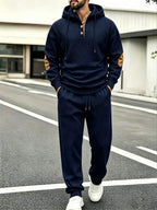 Jacquard Hoodie and Jogger Set
