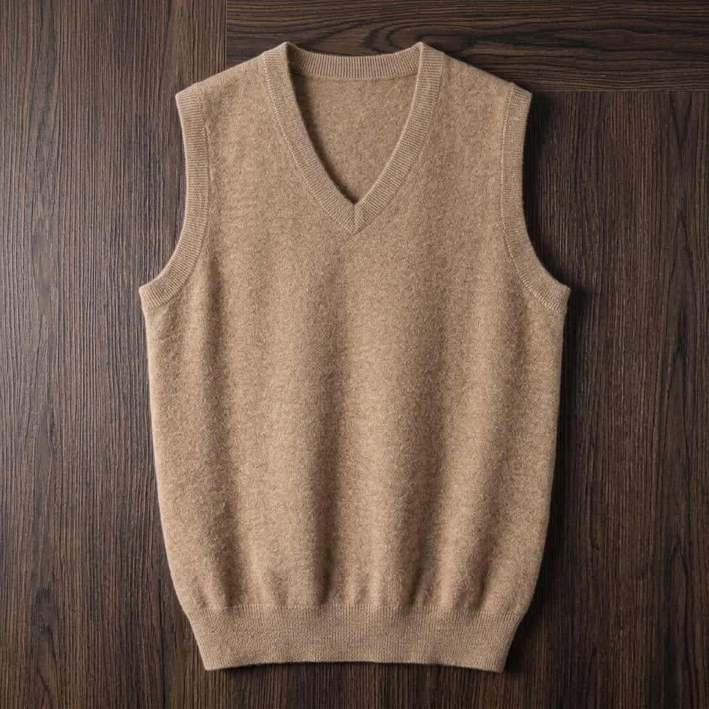 Fine Cashmere Tailored Sweater Vest