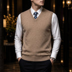 Fine Cashmere Tailored Sweater Vest