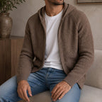 Merino Knit Hooded Pullover