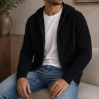 Merino Knit Hooded Pullover