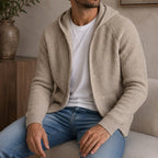 Merino Knit Hooded Pullover