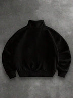 Stand Collar Zip Knit Jacket