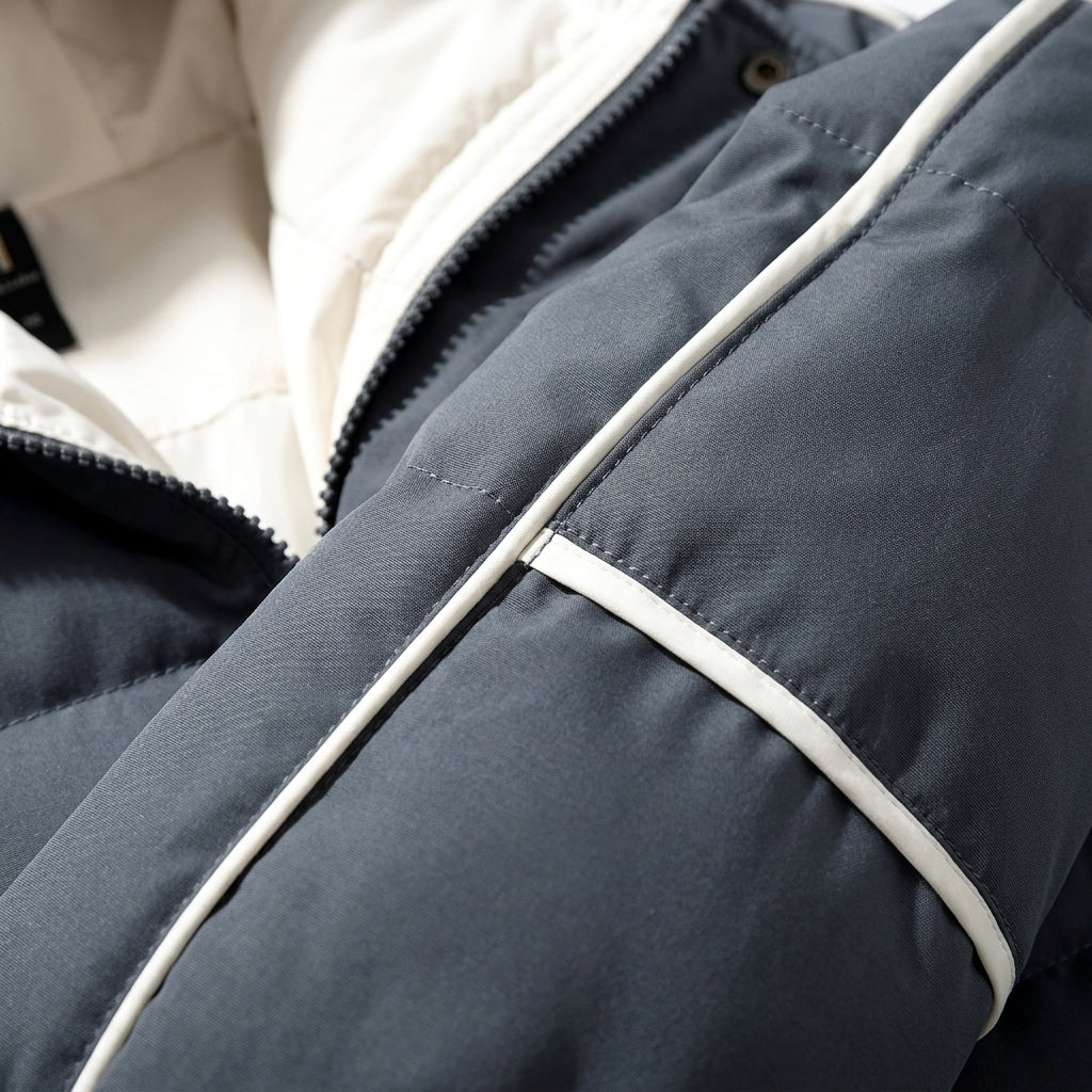 Hooded Quilted Puffer Parka