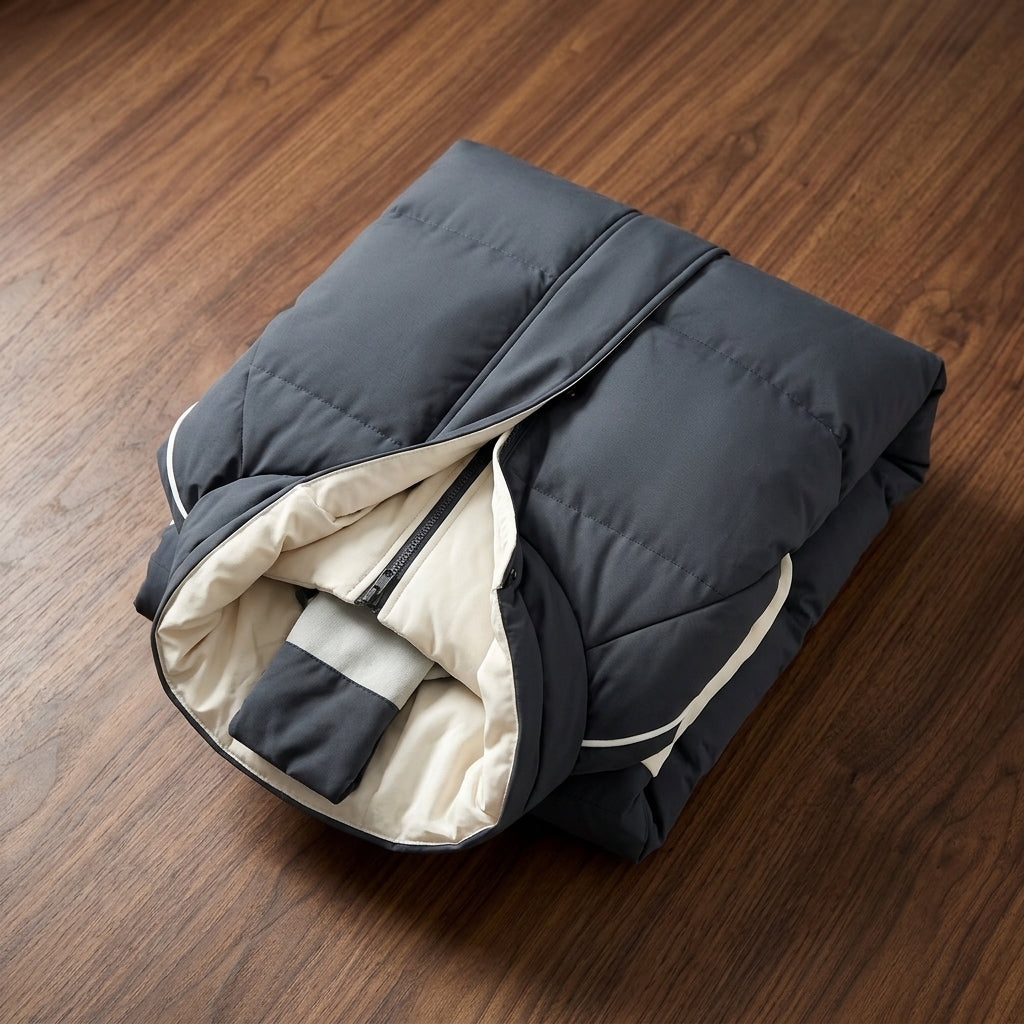 Hooded Quilted Puffer Parka