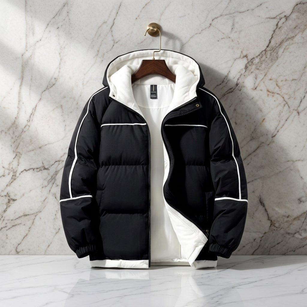 Hooded Quilted Puffer Parka