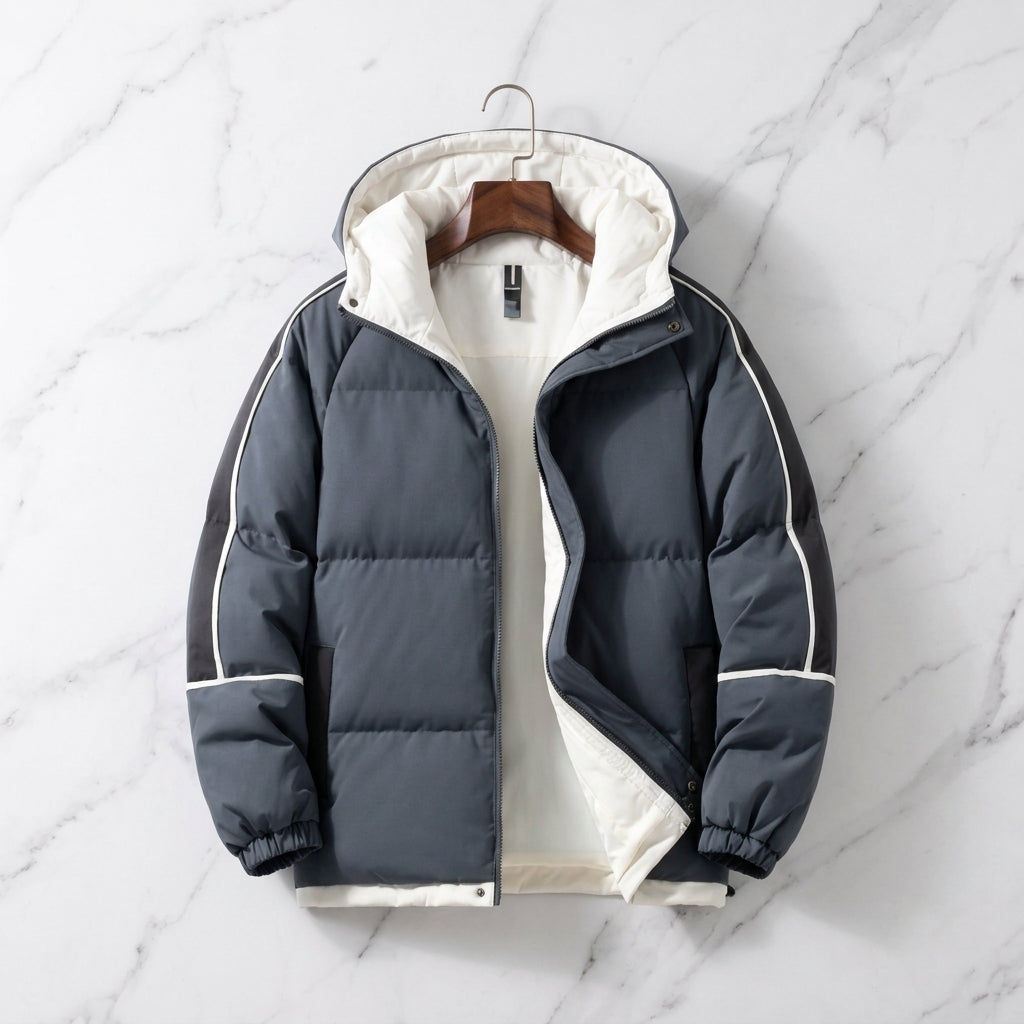 Hooded Quilted Puffer Parka