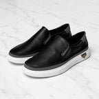 Italian Leather Slip-On Loafers