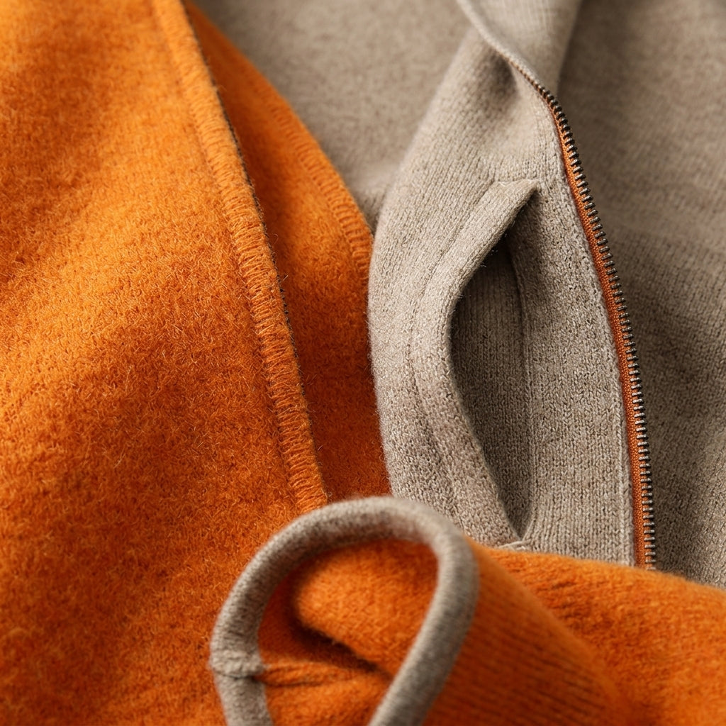 Men's Reversible Cashmere Hoodie