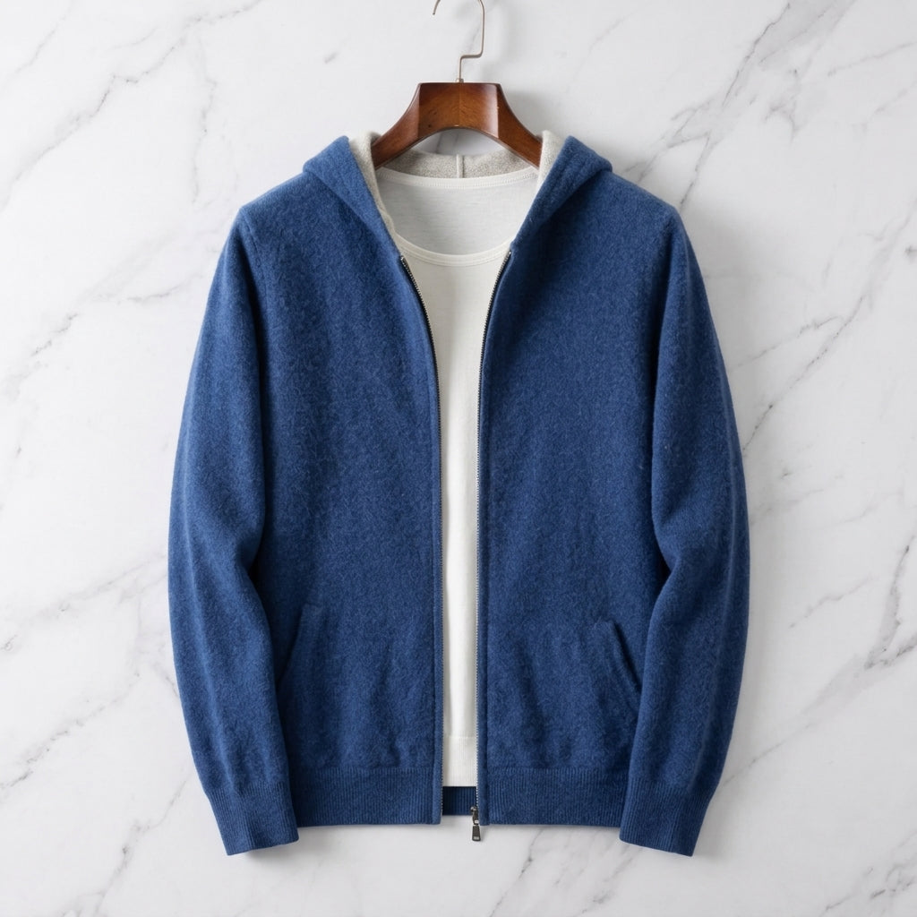 Men's Reversible Cashmere Hoodie