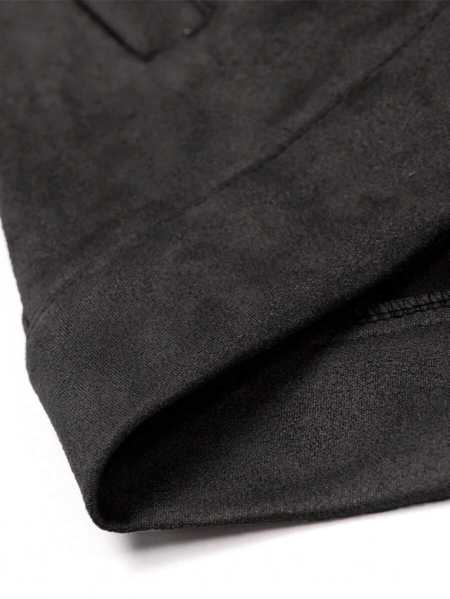 Plain Zip Collar Jacket