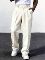 Lined Straight Vintage Trousers