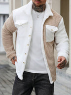 Teddy Fleece Button Jacket