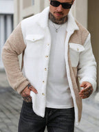 Teddy Fleece Button Jacket