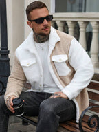 Teddy Fleece Button Jacket