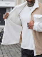 Teddy Fleece Button Jacket