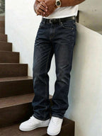 Straight Soft Denim Jeans