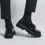 Tassel Loafers on Platform Sole