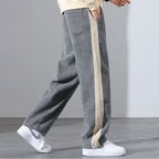Waffle Corduroy Side Stripe Joggers