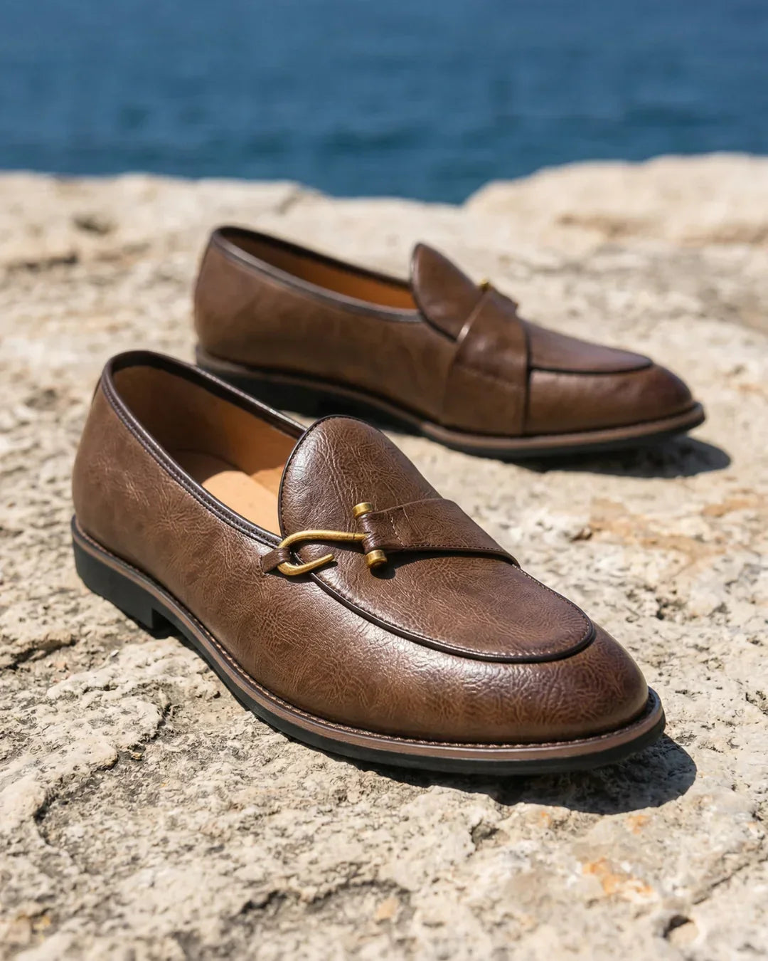 Monk Strap Leather Dress Shoes