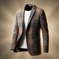 Houndstooth Wool Blazer