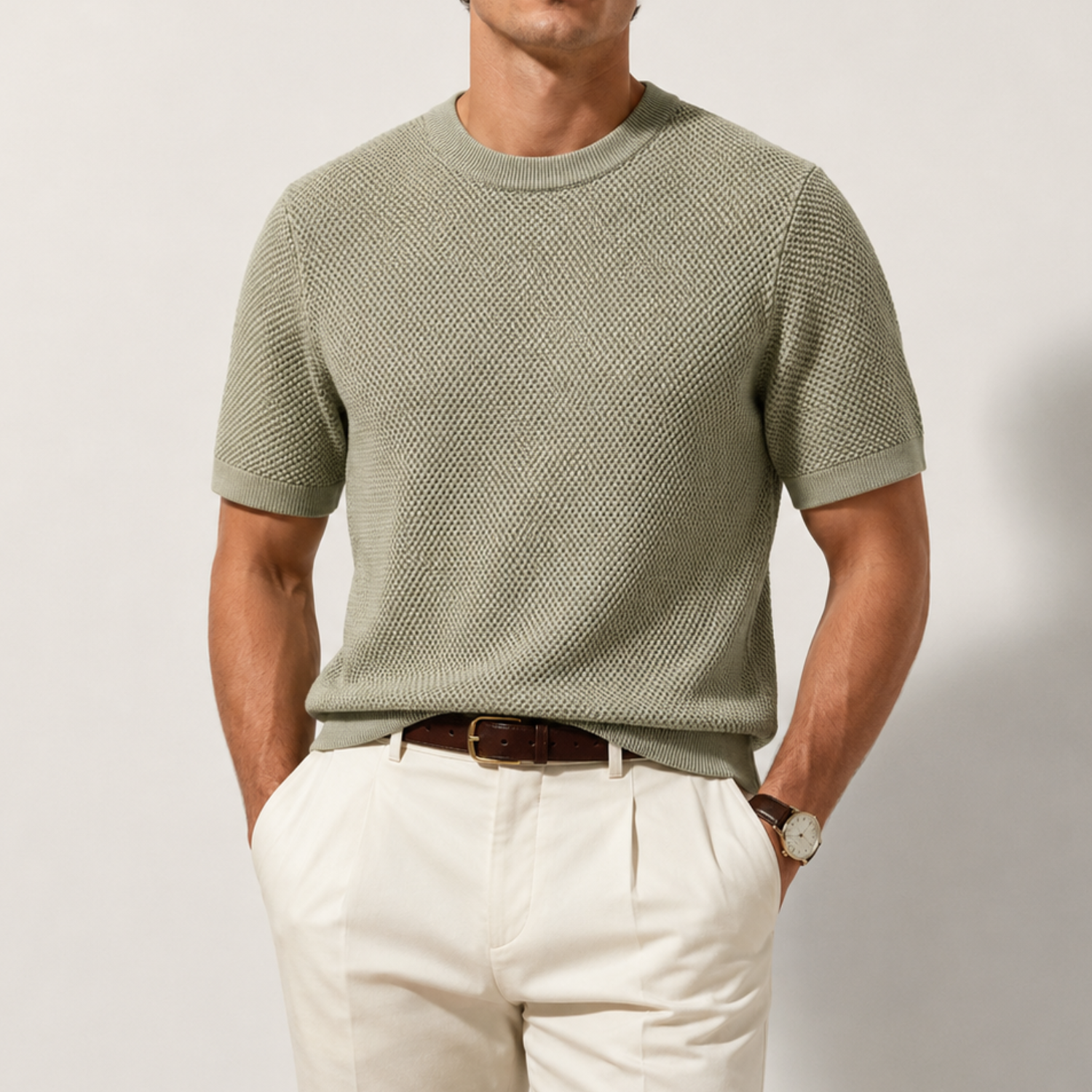 Soft Summer Knit T-Shirt
