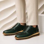 Hand-Stitched Leather Dress Sneaker