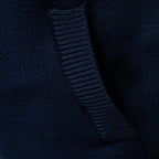 Nordic Pattern Zip Knit Sweater
