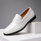 Flexible Slip-On Leather Loafers
