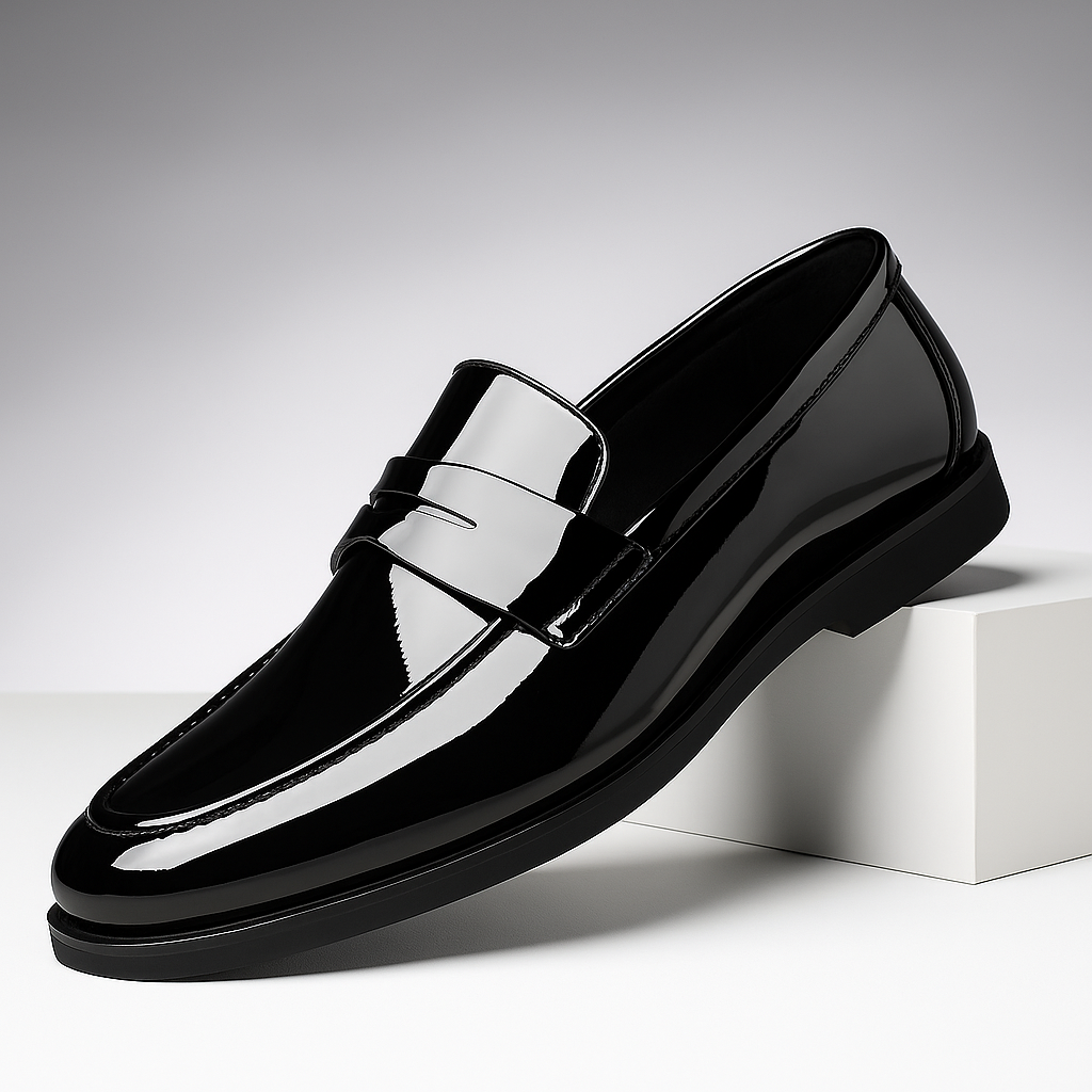 Flexible Slip-On Leather Loafers