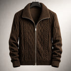 Button-Front Knit Cardigan