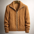 Button-Front Knit Cardigan