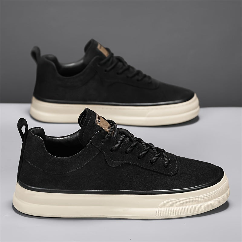 Premium Suede Leather Low Sneakers