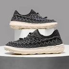 Woven Nylon Comfort Sandals