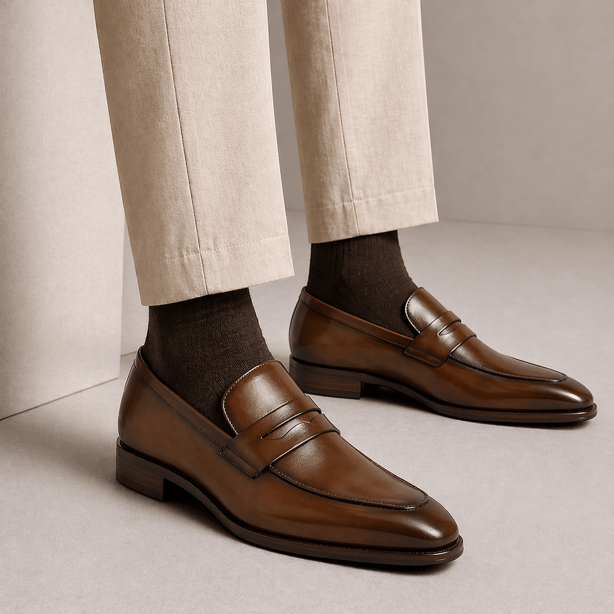 Cow Leather Business Loafers - Secranzo