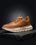 Woven Leather Dress Sneakers