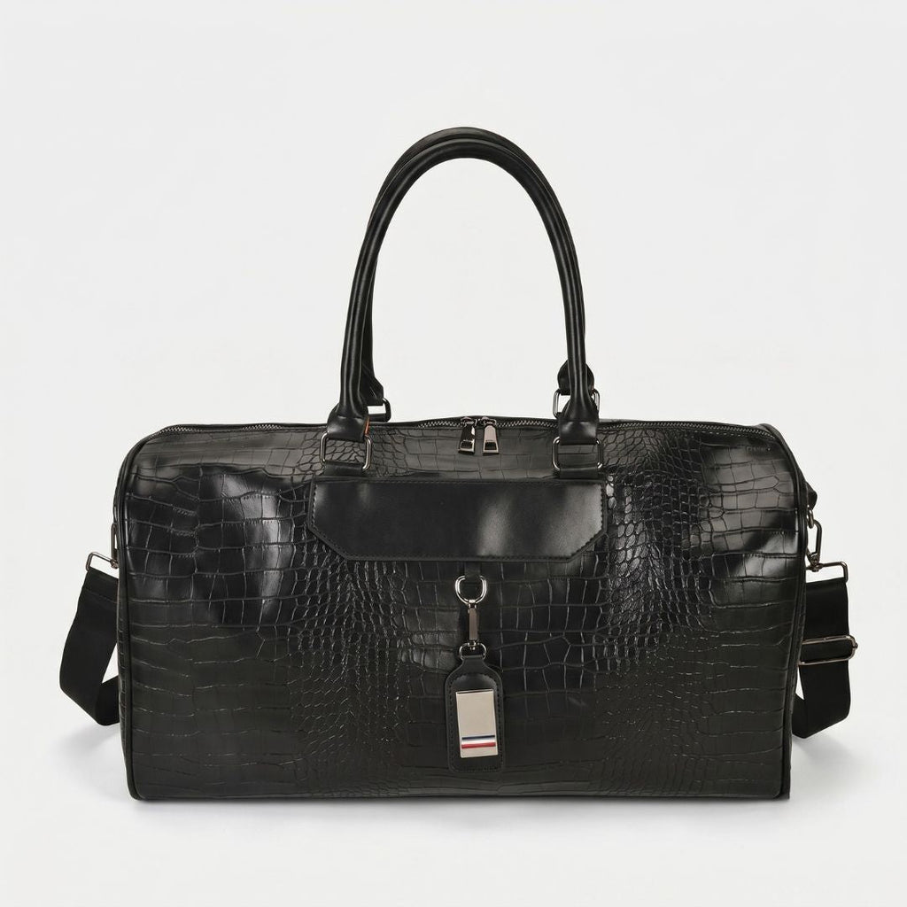 PU Leather Weekender Duffle Bag