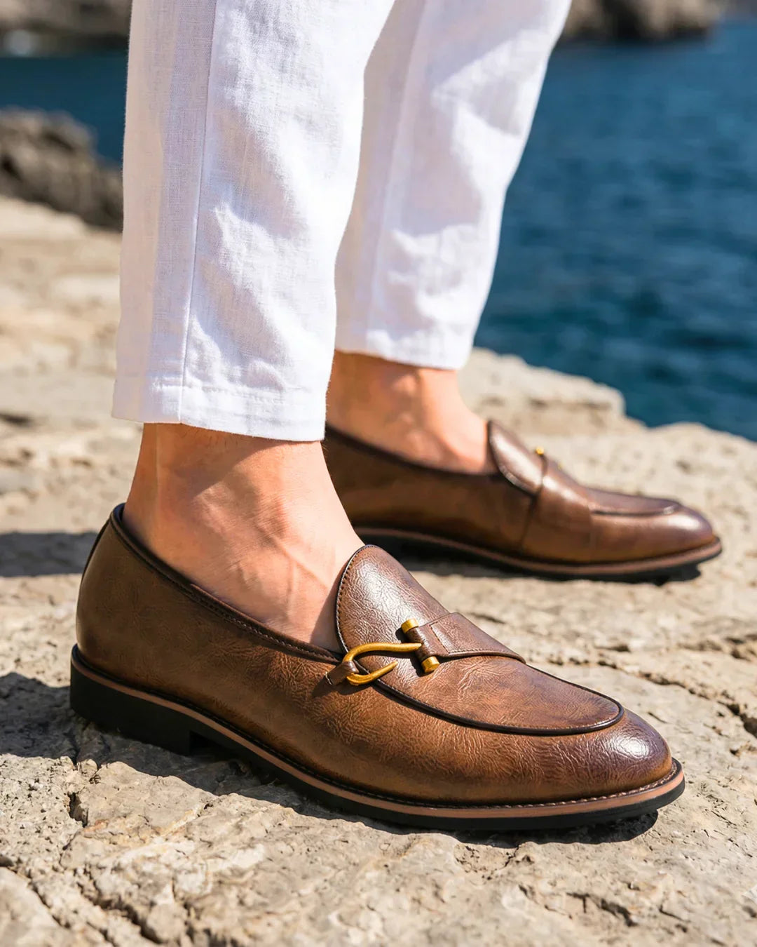 Monk Strap Leather Dress Shoes