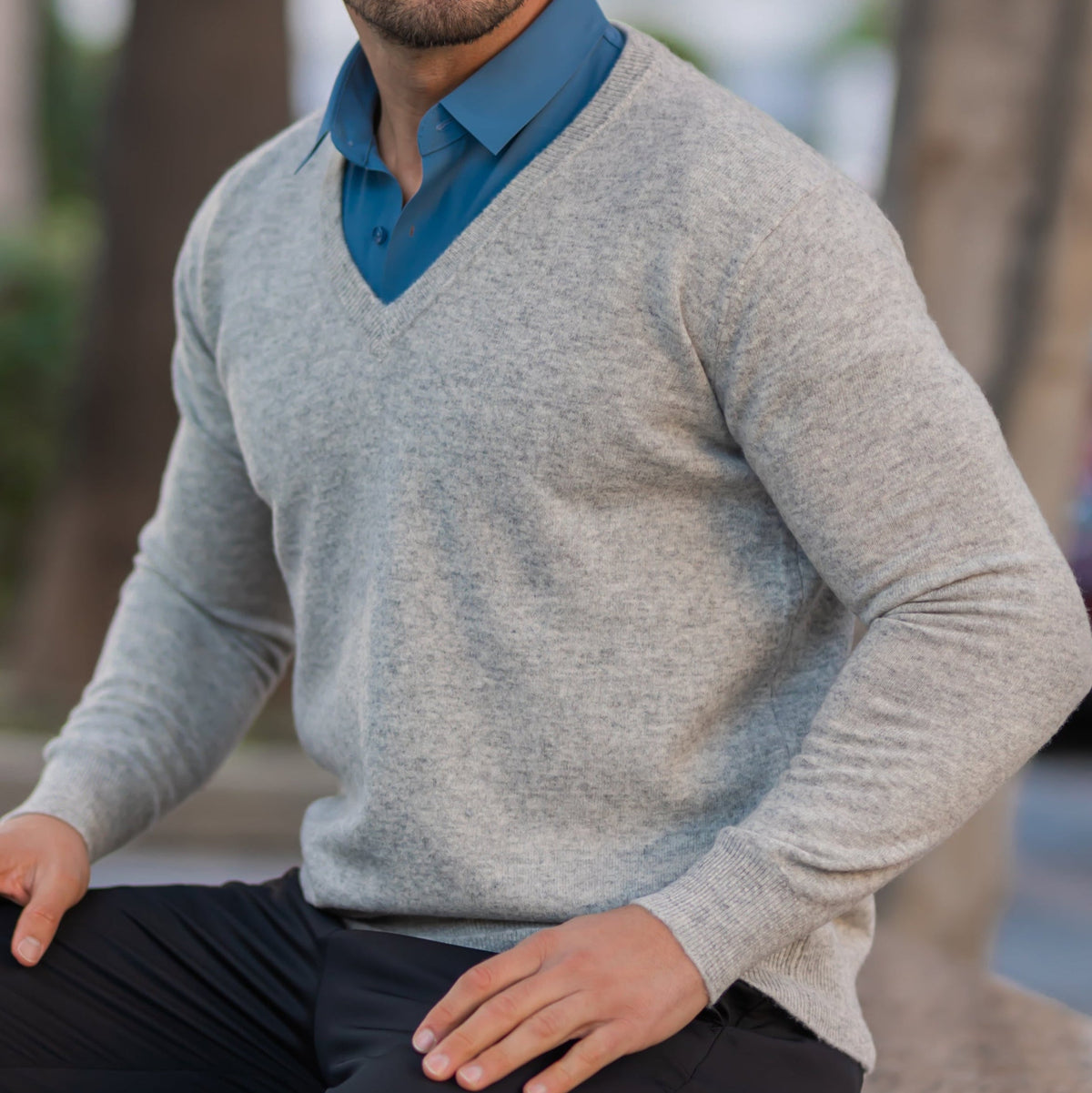 Fine Merino V-Neck Sweater