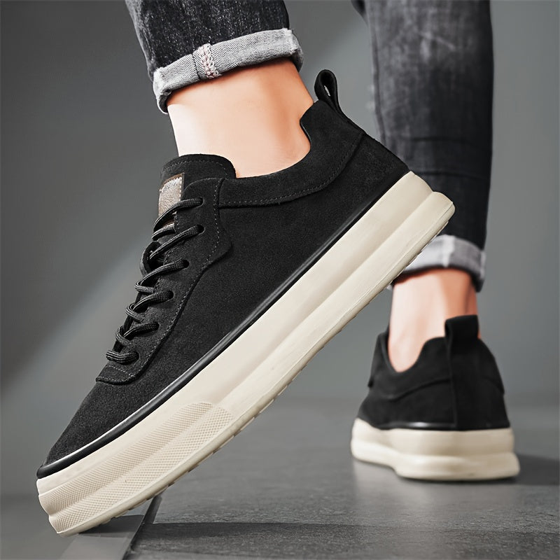Premium Suede Leather Low Sneakers