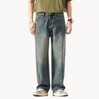 Relaxed Stovepipe Retro Jeans
